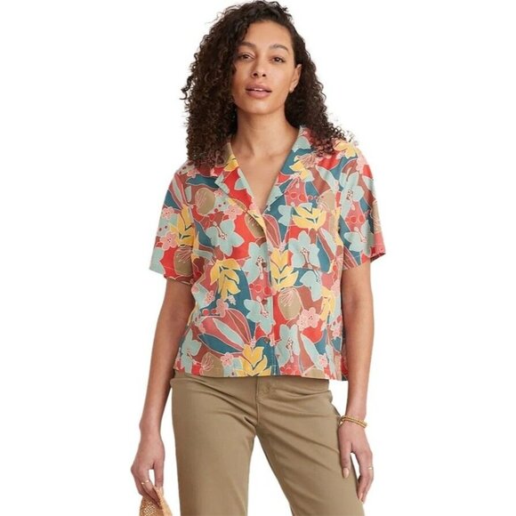 Marine Layer Colorful Floral Button Down Shirt - Picture 13 of 15